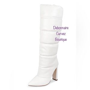 Gorgeous White Knee High Boots